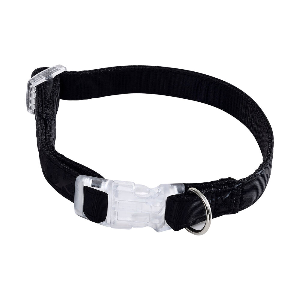 Spaziergang-Halsband Hearts & Homies Schwarz (40-55 cm / L)