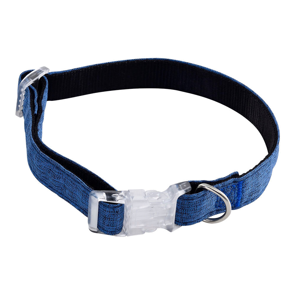 Spaziergang-Halsband Hearts & Homies Blau Mehrfarbig (S)