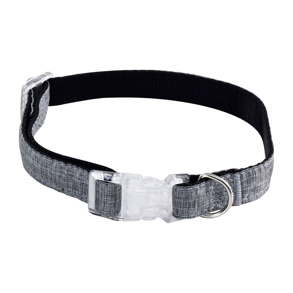 Spaziergang-Halsband Hearts & Homies Grau (S)