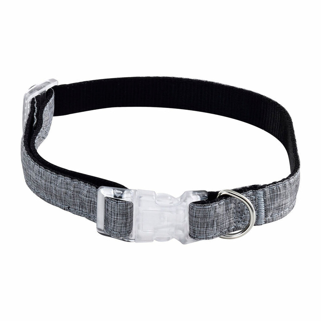 Spaziergang-Halsband Hearts & Homies Grau (S)