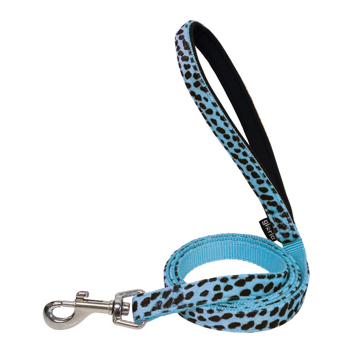Hundeleine Gloria Blau (120 cm) Leopard-Print
