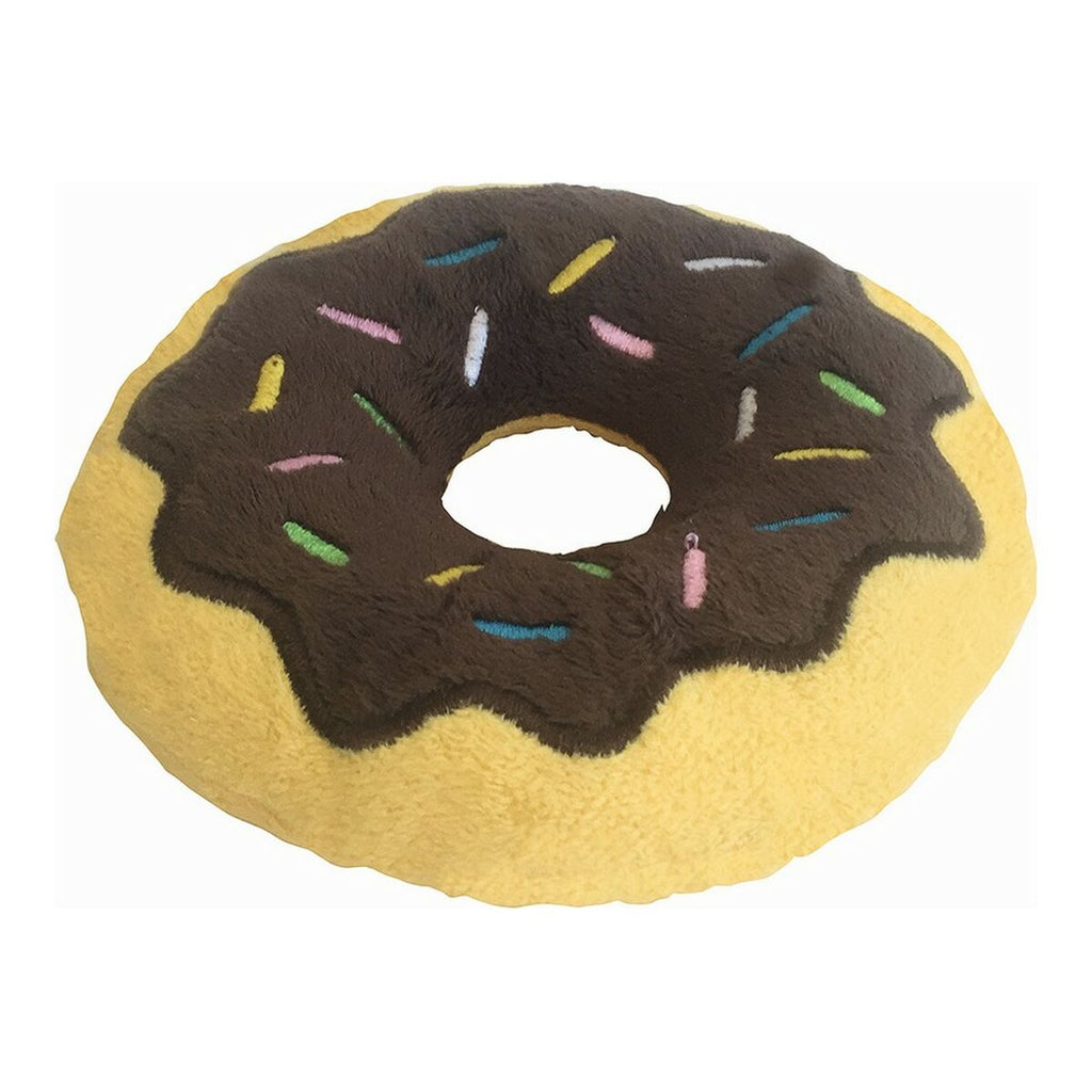 Plüschtier für Hunde Gloria Schokoladen-Donut Braun (3x5x14 cm)