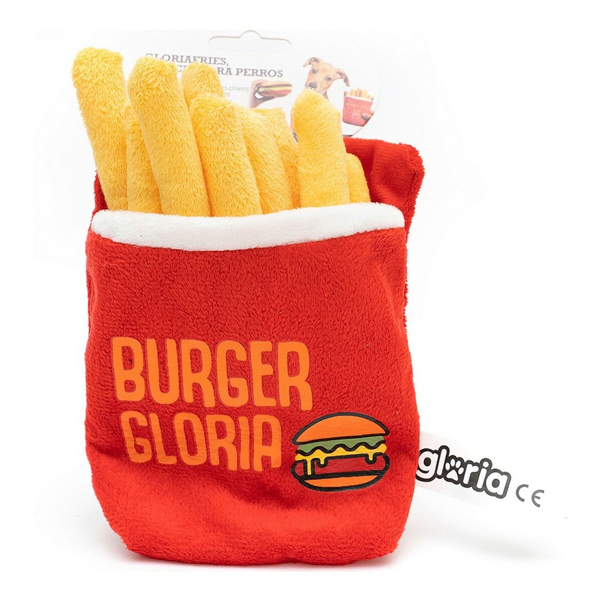 Plüschtier für Hunde Gloria Pommes Frites