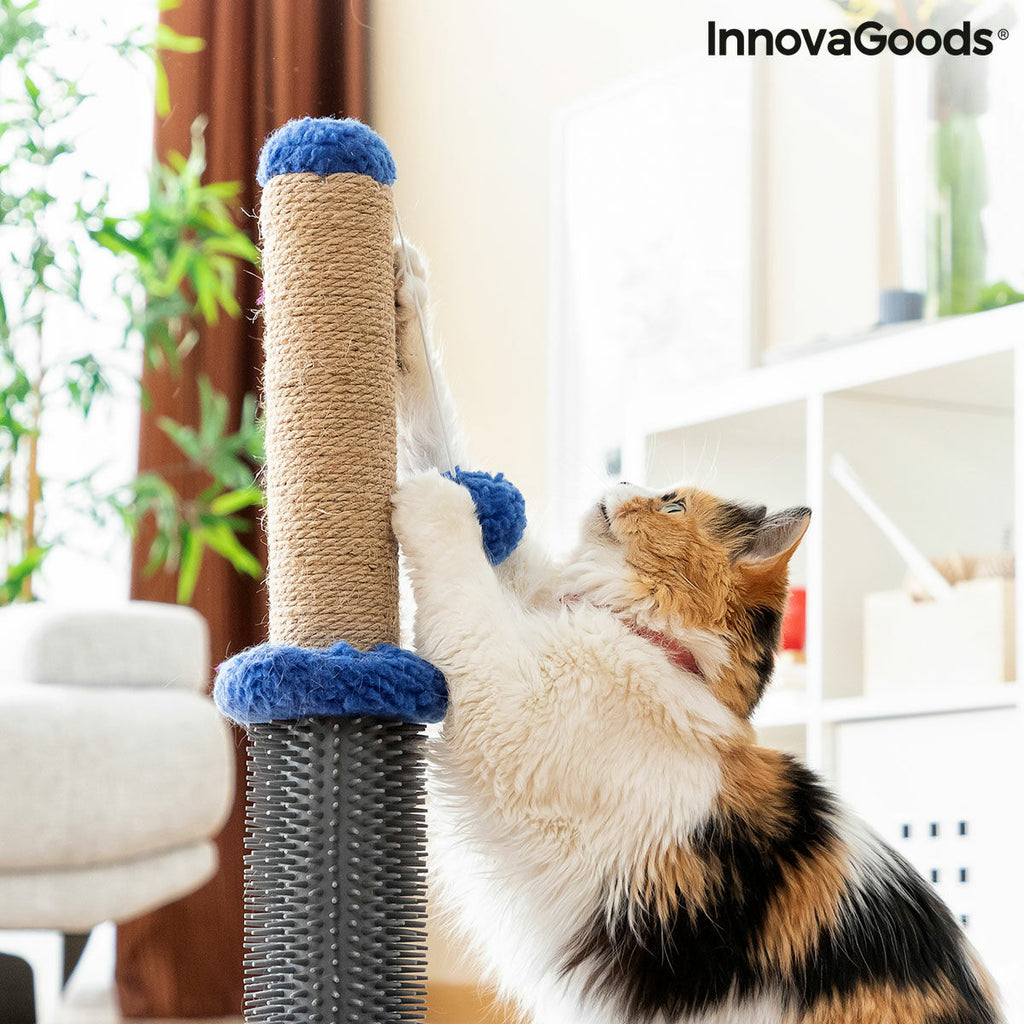 Katzen-Kratz- und Massagepost mit Ball Miausage InnovaGoods