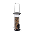 Vogelfutterspender Progarden Zylinder Schwarz (Ø 6,4 x 25 cm)