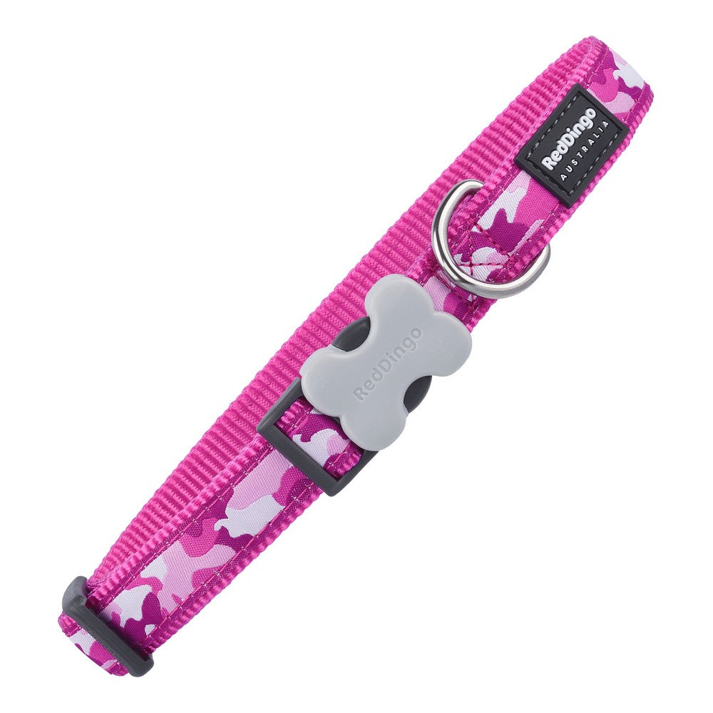 Hundehalsband Red Dingo Fuchsia Camouflage (2 x 31-47 cm)