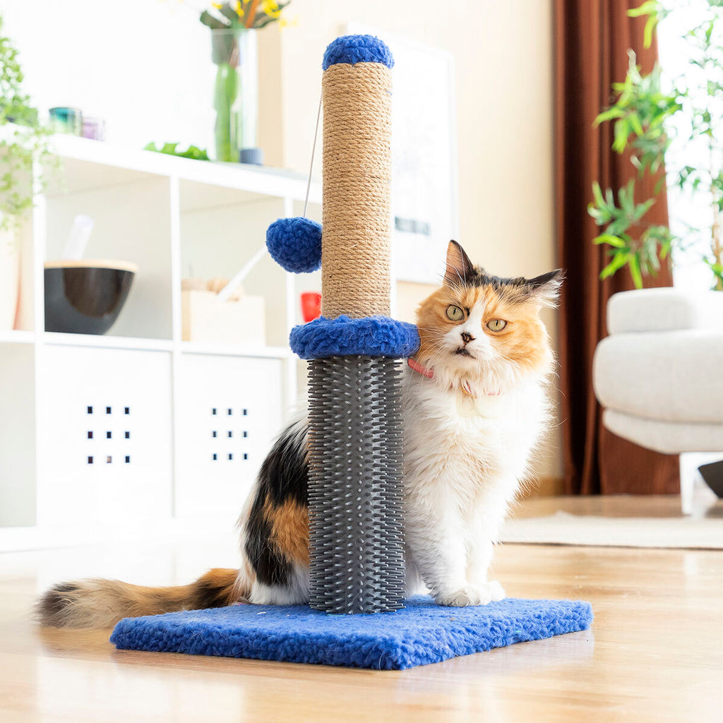 Katzen-Kratz- und Massagepost mit Ball Miausage InnovaGoods