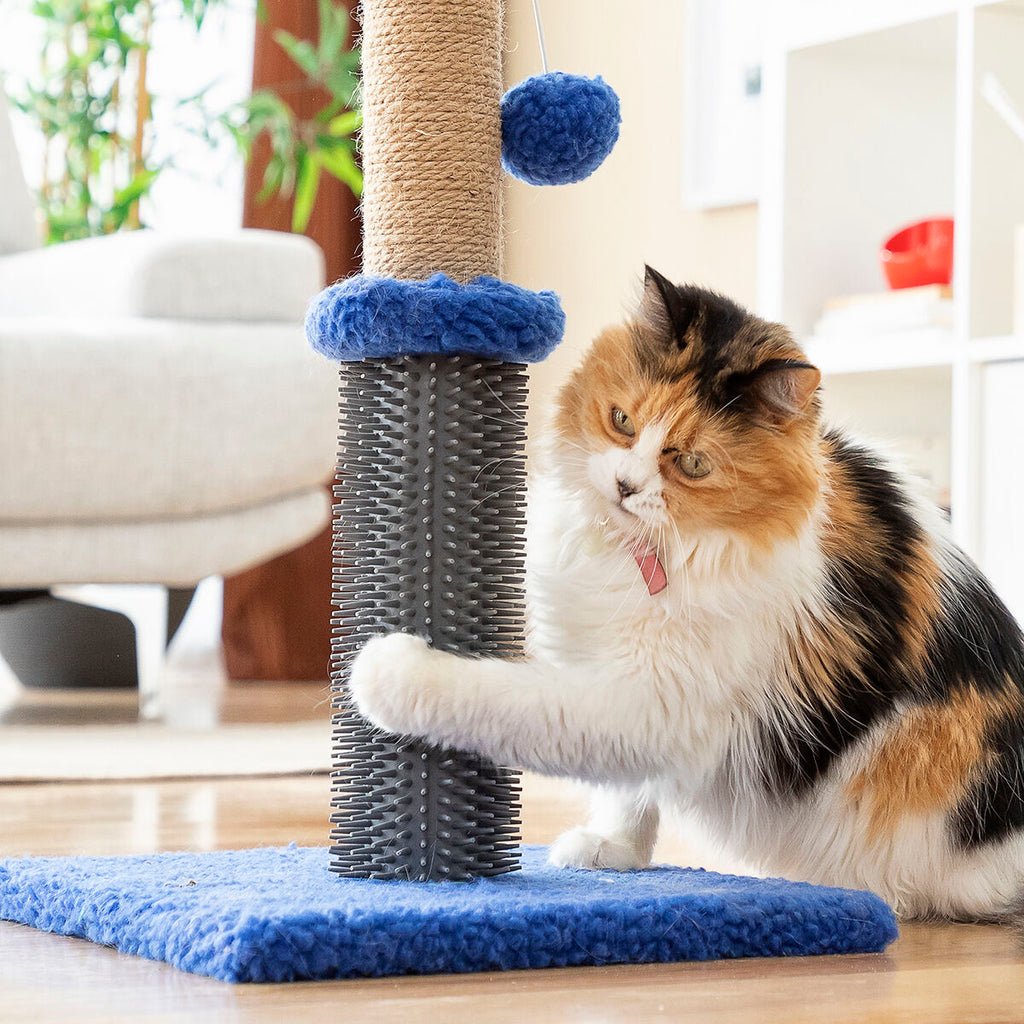Katzen-Kratz- und Massagepost mit Ball Miausage InnovaGoods
